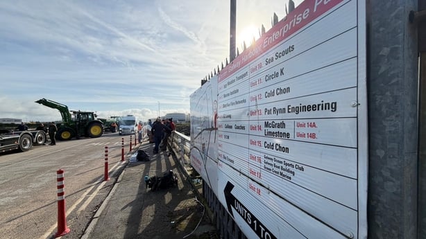 galway docks protest RTE