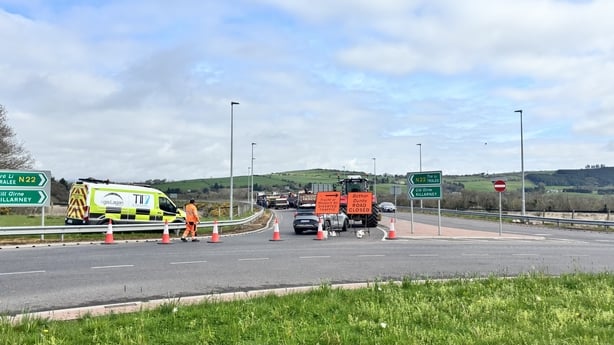 Diversions signs seen on a road 