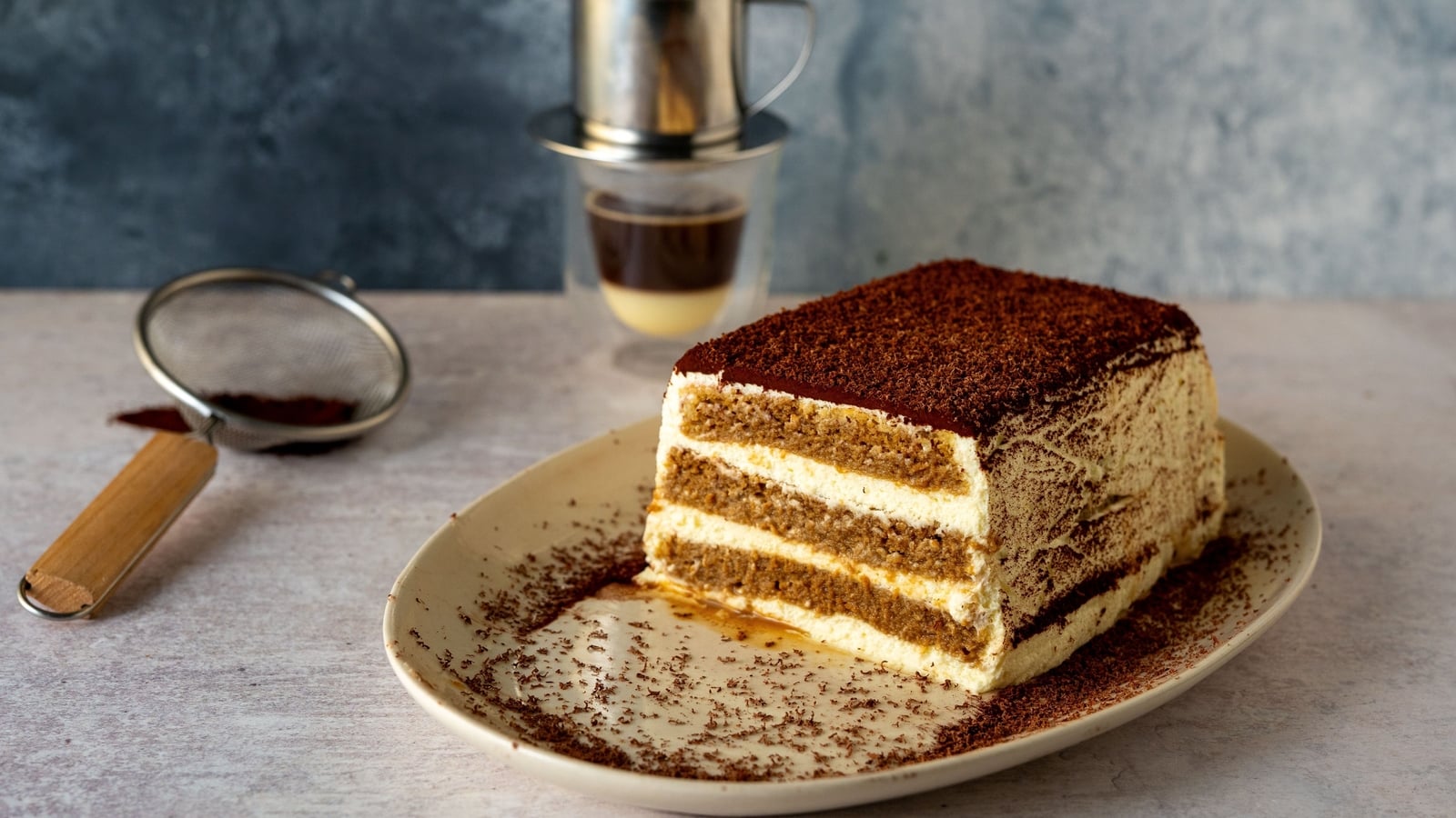 Eva Pau's Vietnamese coffee tiramisu cake