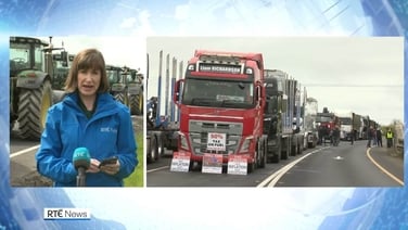 Petula Martyn reports from Limerick as hauliers continue protest