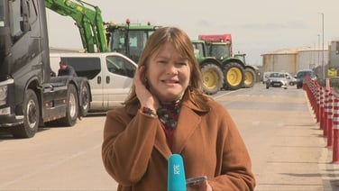 Teresa Mannion reports as protesters continue to block fuel supplies at docks in Galway