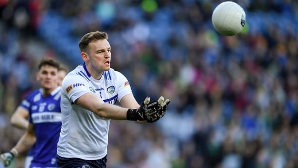 Laois goalkeeper Killian Roche during the Allianz Football League Division 4 final match between Laois and Leitrim at Croke Park in Dublin.
