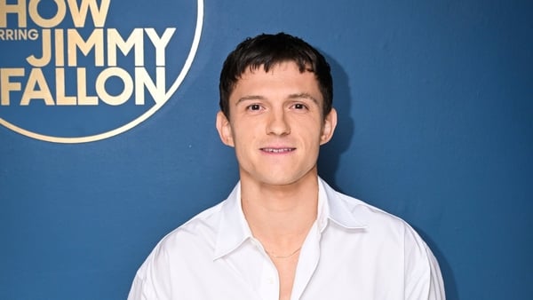 THE TONIGHT SHOW STARRING JIMMY FALLON -- Episode 2038 -- Pictured: Actor Tom Holland poses backstage on Tuesday, October 22, 2024 -- (Photo by: Todd Owyoung/NBC via Getty Images)