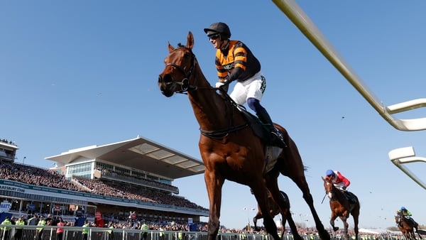 Nick Rockett ridden by Patrick Mullins wins the Grand National on day three of the Grand National meeting at Aintree Racecourse on April 5th 2025 in Liverpool (Photo by Tom Jenkins/ Getty Images)