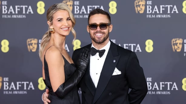 Vogue Williams and Spencer Matthews attend the 2026 EE BAFTA Film Awards