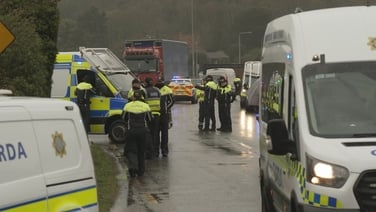Large garda presence at Whitegate refinery protest in Cork
