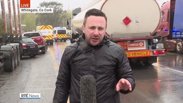 Garda attempting to escort empty fuel truck into Whitegate refinery