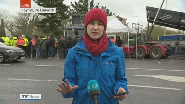 Update on fuel protests in Foynes Limerick