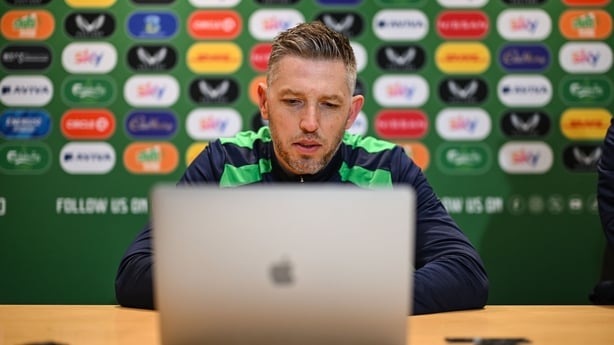 Assistant coach Gary Cronin during a Republic of Ireland women's media conference at the FAI Headquarters in Abbotstown, Dublin