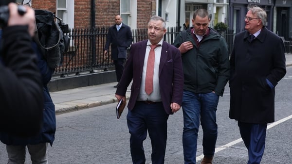 IRHA president Ger Hyland outside Dept of Agriculture