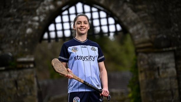 Aisling O'Neill of Dublin pictured at the launch of the 2026 Leinster GAA Senior Camogie Championship, at The Kinnitty Castle Hotel in Kinnitty, Offaly.