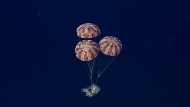 Artemis II crew splashes down after historic moon mission