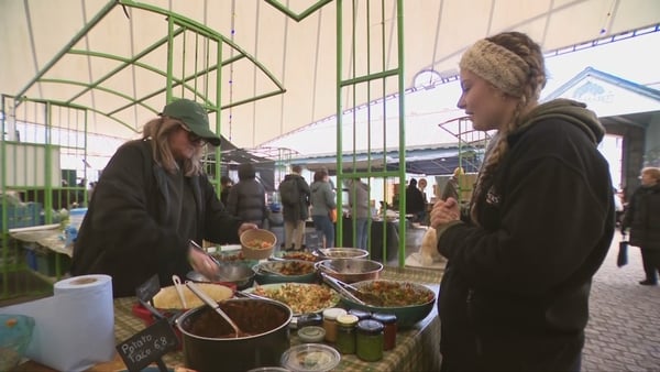 Ciara Brennan has a stall selling vegan food called Happy Food at Home.
