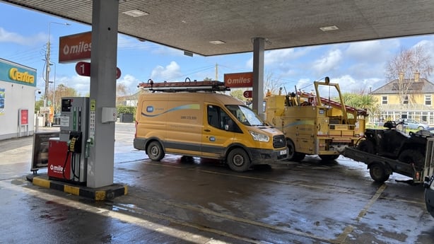 A delivery of fuel came from Dublin to Foynes in Limerick last night, filling the tanks of Reidy's Circle K.