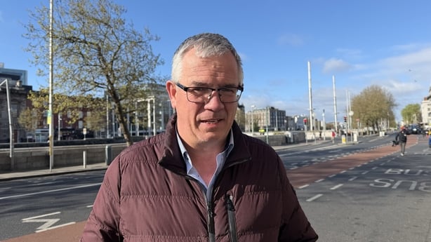 agricultural Contractor and spokesperson for the protest James Geoghegan