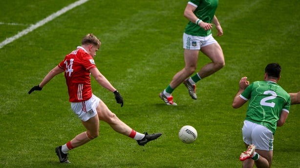 Dara Sheedy scores Cork's first goal