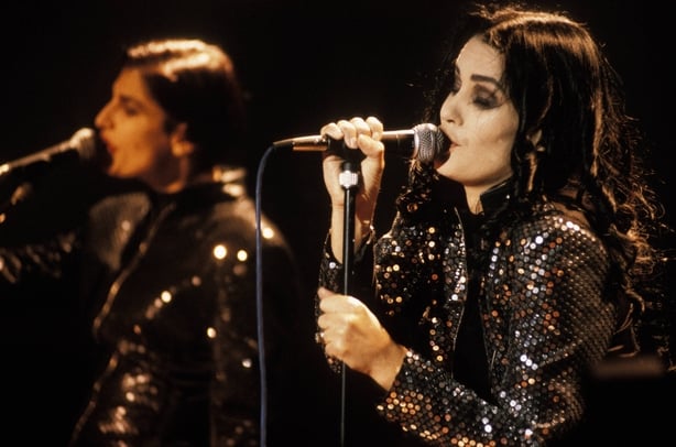 Shakespears Sister perform on stage (Photo by Mick Hutson/Redferns)