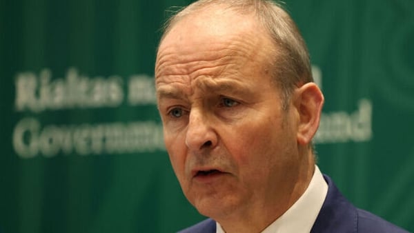 aoiseach Micheál Martin announced the government's new package of supports