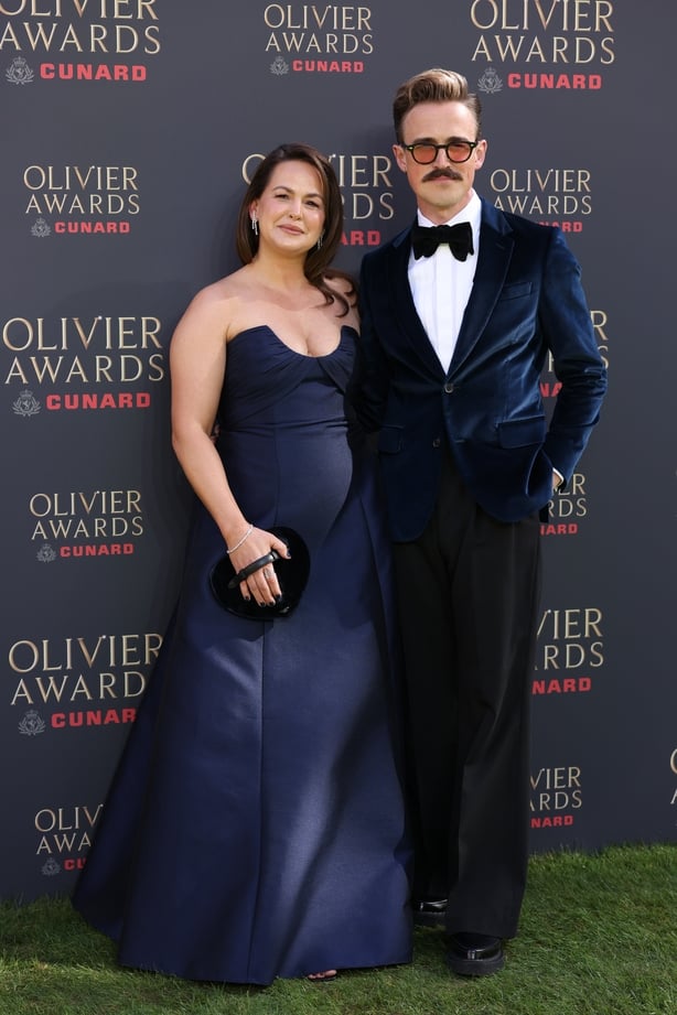  Giovanna Fletcher and Tom Fletcher attend The Olivier Awards 2026 