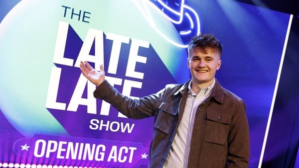 Paddy Treacy announced as a finalist for The Late Late Show Opening Act