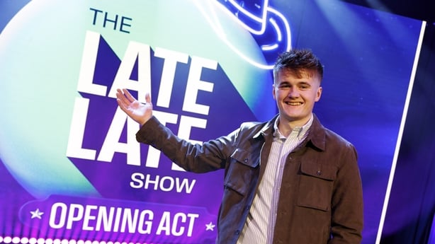 Paddy Treacy announced as a finalist for The Late Late Show Opening Act