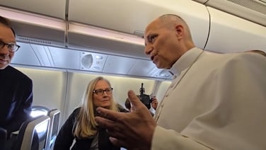 Pope Leo says he will continue to speak out against war after Trump attack