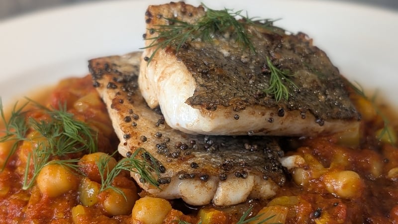 Arun Kapil's hake with spiced chickpeas: Today