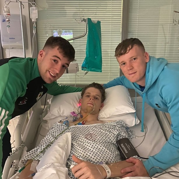 Rory Motherway with his brothers Barry and Dara
