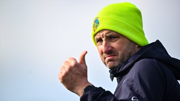 12 April 2026; Leitrim manager Steven Poacher during the Connacht GAA Football Senior Championship quarter-final match between Sligo and Leitrim at Markievicz Park in Sligo. Photo by Tyler Miller/Sportsfile
