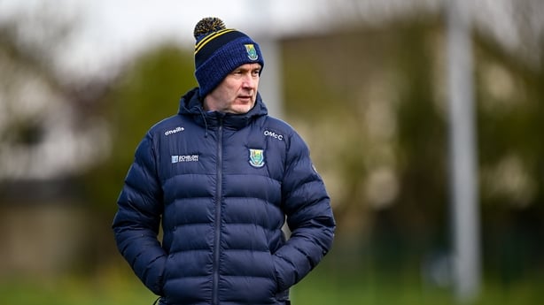 12 April 2026; Wicklow manager Oisín McConville before the Leinster GAA Football Senior Championship Round 1 match between Carlow and Wicklow at Netwatch Cullen Park in Carlow. Photo by Seb Daly/Sportsfile