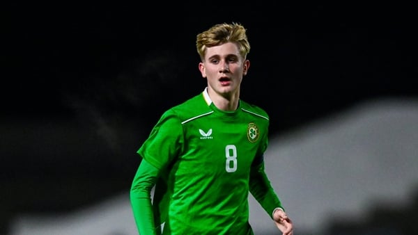25 November 2025; Josh O'Dwyer of Republic of Ireland during the U16 international friendly match between Republic of Ireland and Greece at Carlisle Grounds in Bray, Wicklow. Photo by Shauna Clinton/Sportsfile