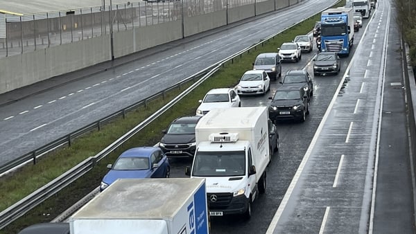 Traffic in Belfast city centre
