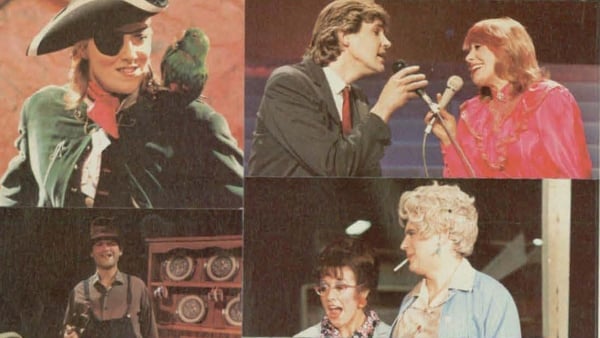 Twink and guests on her 1980s TV show