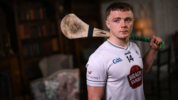 9 April 2026; Muiris Curtin of Kildare pictured at the launch of the 2026 Leinster GAA Senior Hurling Championship at The Kinnitty Castle Hotel in Kinnitty, Offaly. Photo by David Fitzgerald/Sportsfile