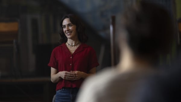 Roisin Gallagher smiles as Shiv Sheridan in The Dry