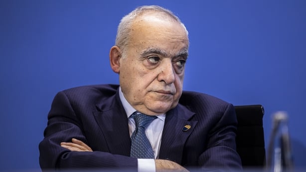 BERLIN, GERMANY - JANUARY 19: Ghassan Salame, Head of the United Nations Support Mission in Libya (UNSMIL), is pictured during the Conference on Libya on January 19, 2020 in Berlin, Germany. (Photo by Florian Gaertner/Photothek via Getty Images)