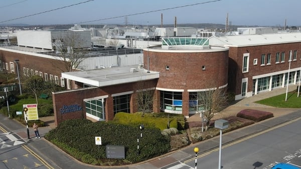 An overhead image of a office block with Boston Scientific branding