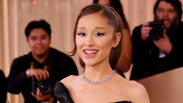 Ariana Grande at the 83rd Annual Golden Globes held at The Beverly Hilton on January 11, 2026 in Beverly Hills, California. (Photo by Savion Washington/2026GG/Penske Media via Getty Images)