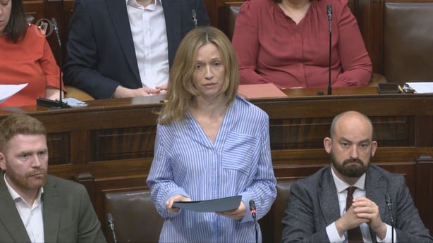 Holly Cairns speaking in the Dáil