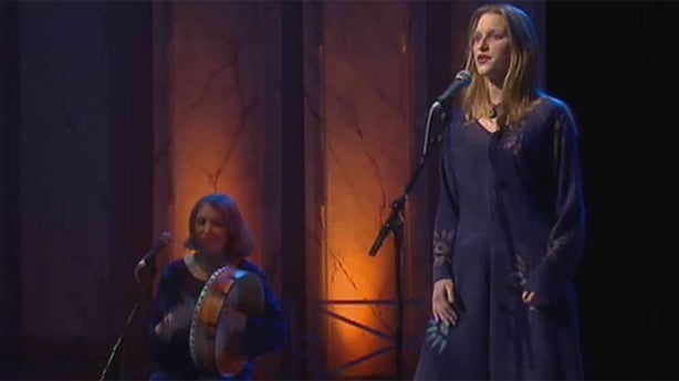 Representing Ireland in the 41st Eurovision Song Contest Eimear Quinn performs 'The Voice' on 'The Late Late Show' in 1996.