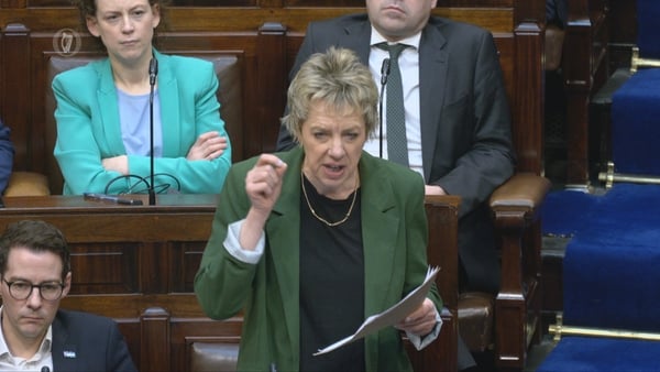 Ivana Bacik speaking in the Dáil