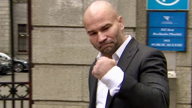 Artem Lobov outside the High Court after settling his case against Conor McGregor