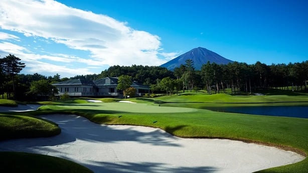 Mount Fuji dominates the views at Narusawa Golf Club 