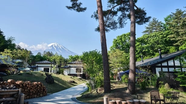 Villas at Hanz Outdoor Resort have spectacular views of Mount Fuji (Hanz Outdoor Resort)