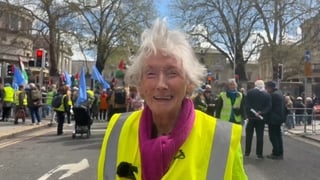 Activist, 91, wants Shannon change after 220km protest walk