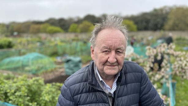 Steve Rawson, chairperson of Raheny allotments