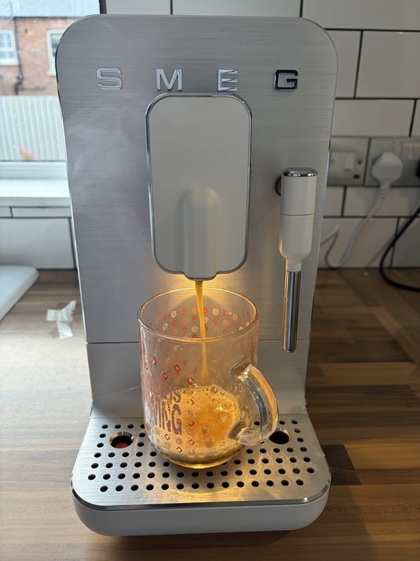 smeg coffee maching