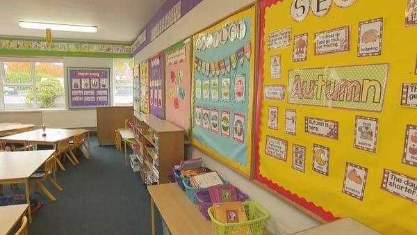 A primary school classroom