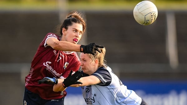 Galway's Ellen Power is tackled by Caoimhe O'Connor of Dublin