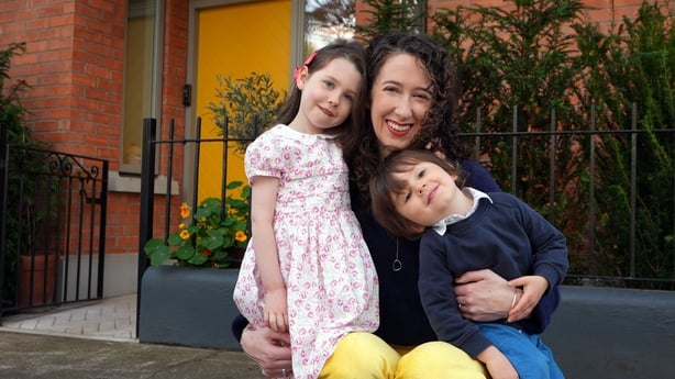 Aine and her two children
